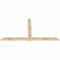 Ekena Millwork Eugene Rough Sawn Timber Gable Bracket, Douglas Fir, 96"W x 52"H x 2"D x 6"F, 13/12 Pitch GBW096X52X0206EUG00RDF - alternate 5